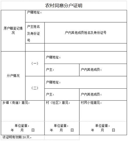 2021农村户口独立分户的条件是什么？需要什么材料？